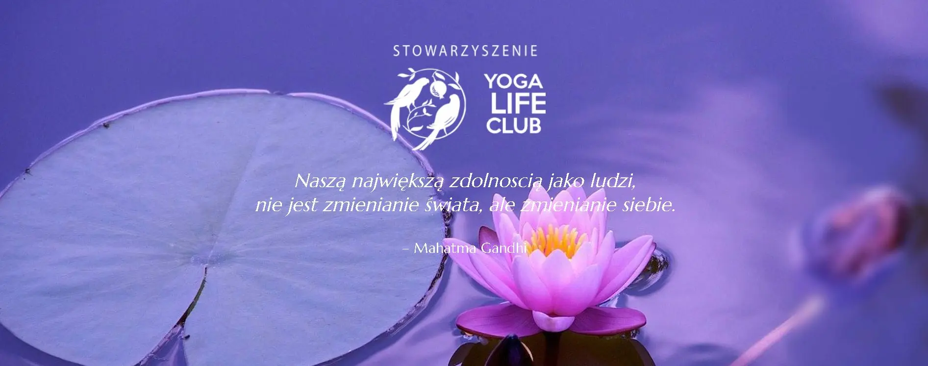 Banner Stowarzyszenia Yoga Life Club