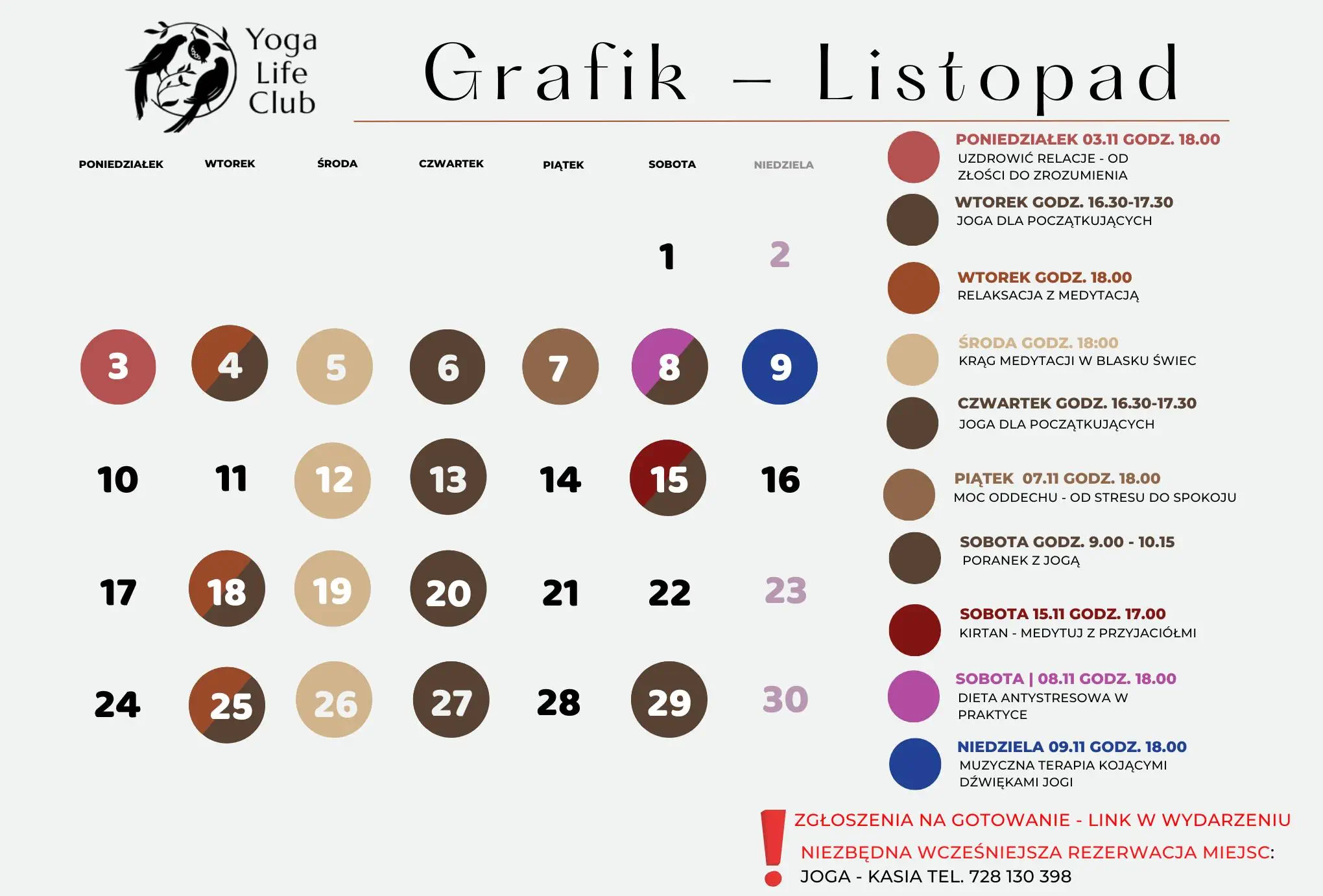 Grafik Yoga Life Club